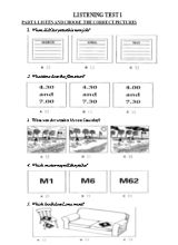 Đề ôn luyện nghe môn Tiếng Anh Lớp 9